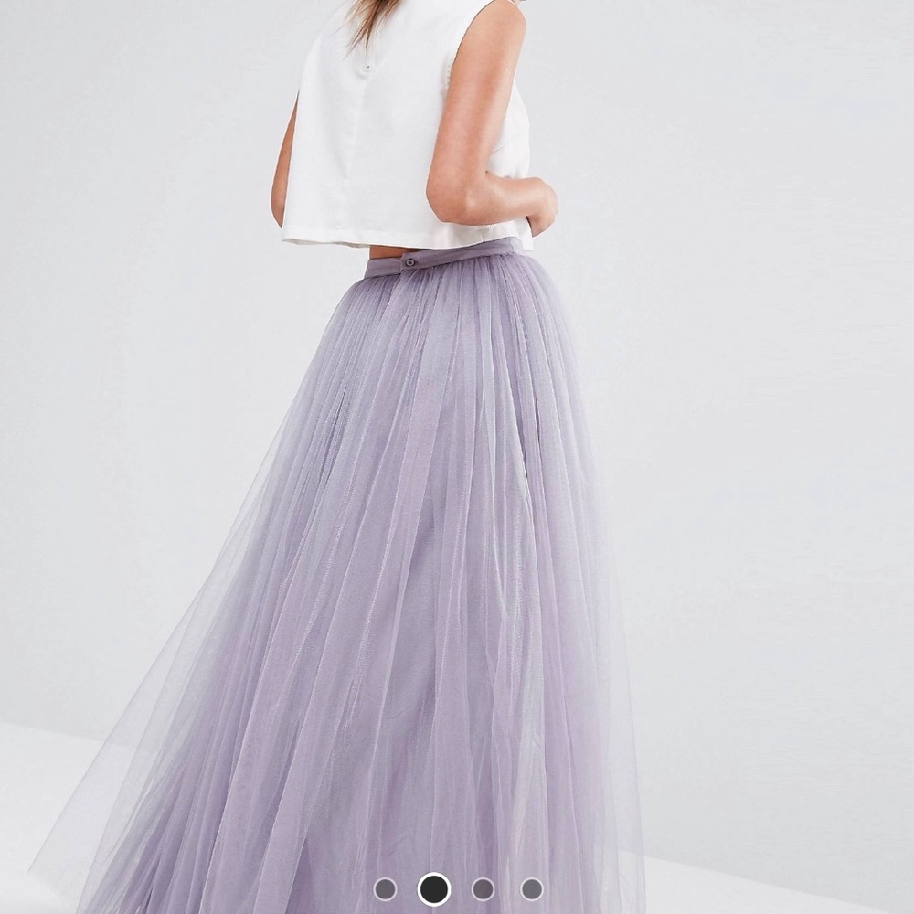 Little Mistress Maxi Tulle Prom Skirt